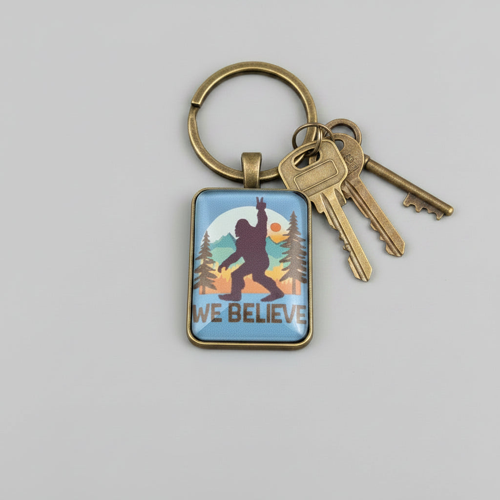 Bigfoot Keychain