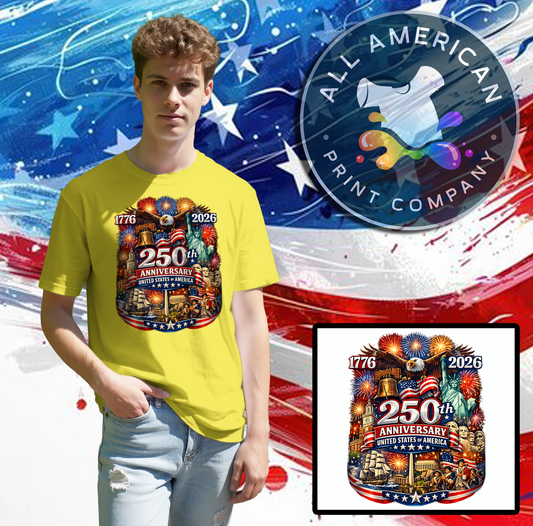 T-Shirt - 250th Anniversary USA Starburst (Version 1)