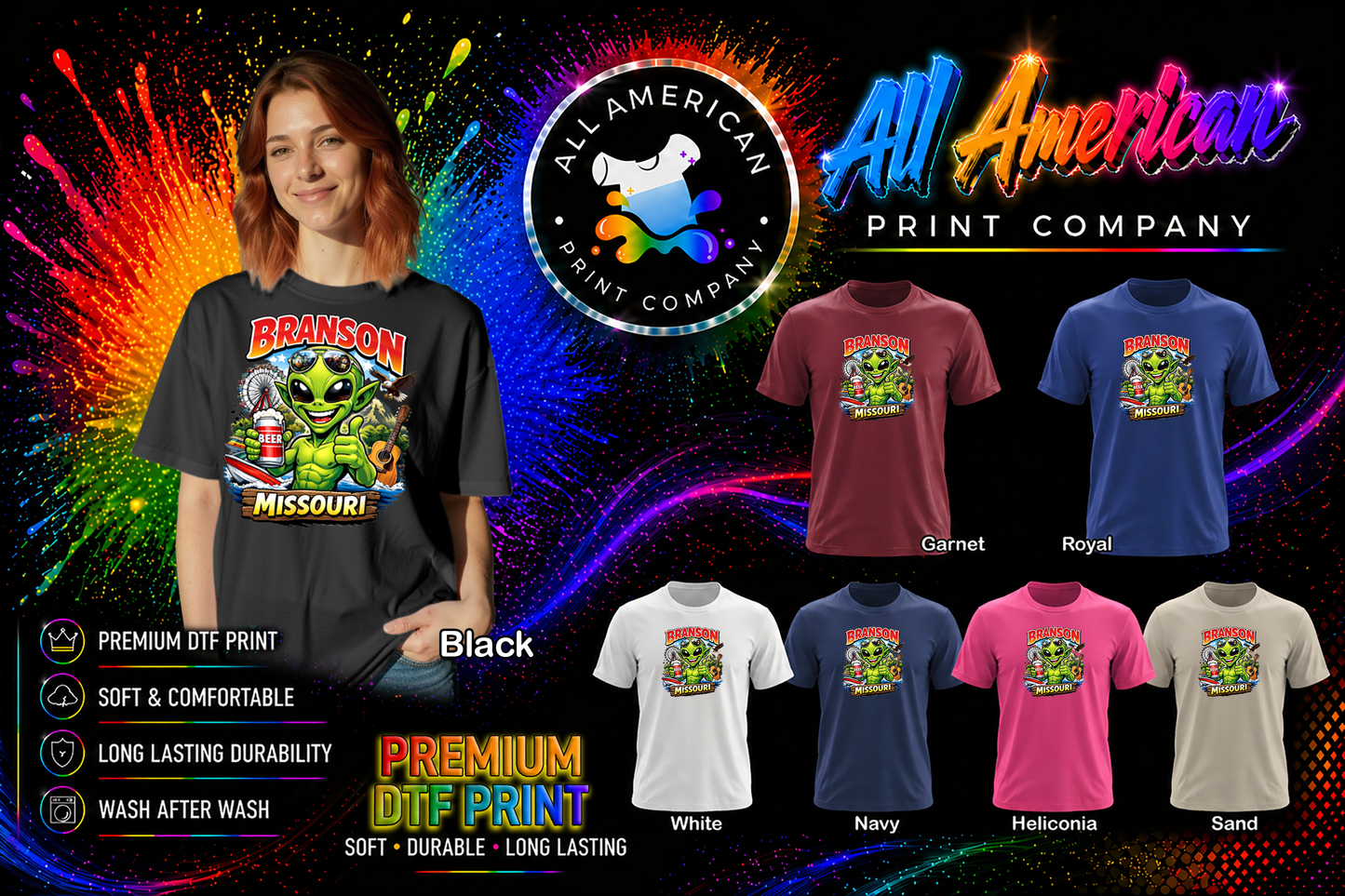 T-Shirt - Aliens - Branson Lake