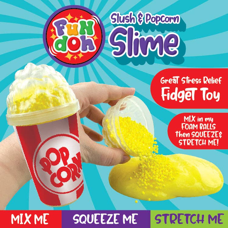 Fun Doh Slush and Popcorn Slime Assortment ASMR Top Seller: Wholesale Price