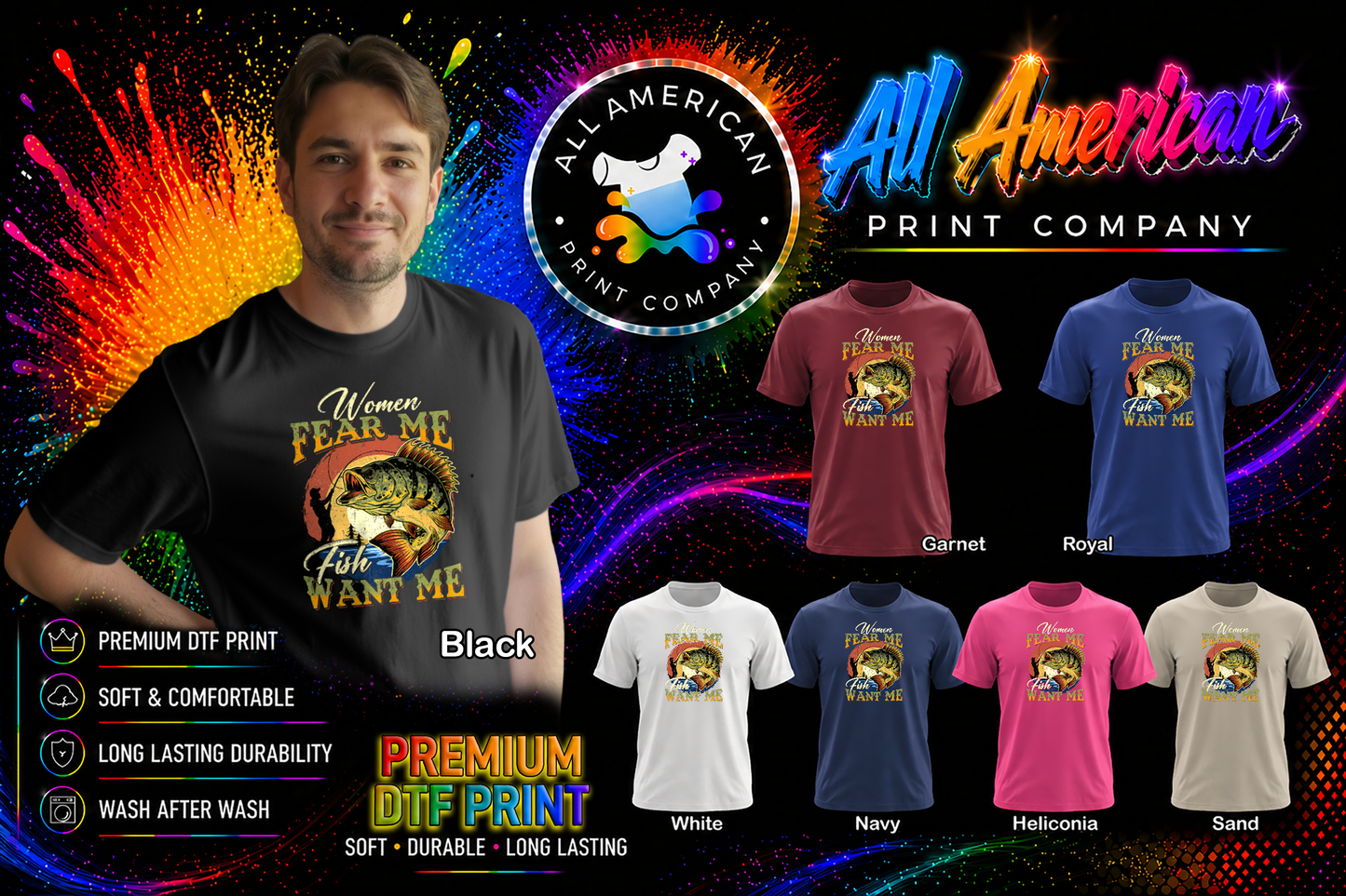 T-Shirt - Fishing - Fish Want Me