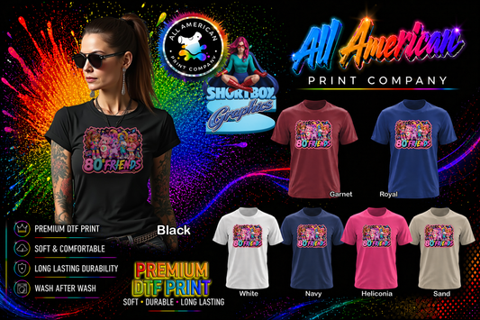 T-Shirt - Gen X - 80s Friends
