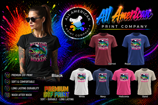 T-Shirt - Fishing - Weekend Hooker