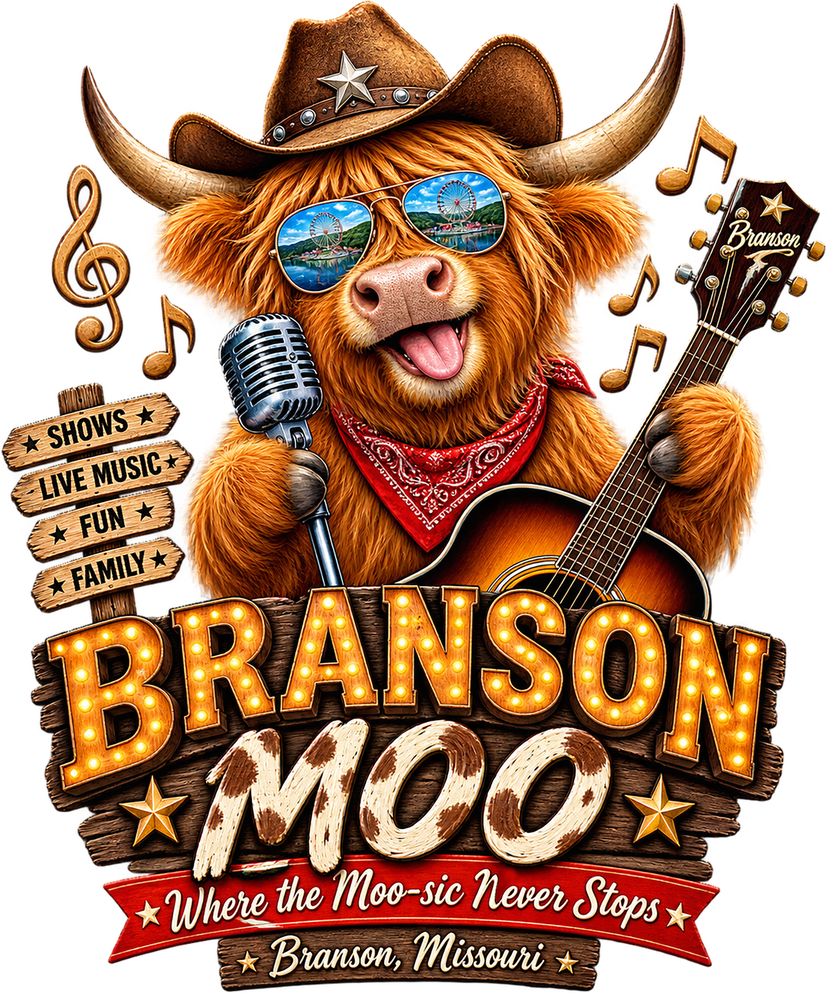 Highland Cow - Branson Moo