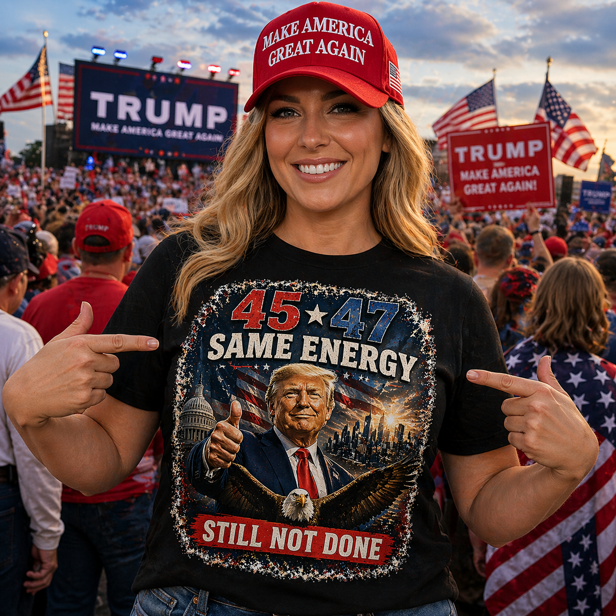 T-Shirt - Trump Same Energy