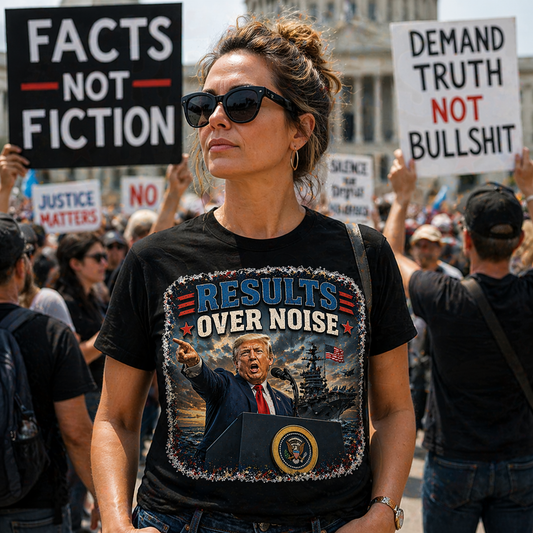 T-Shirt - Trump Results over Noise