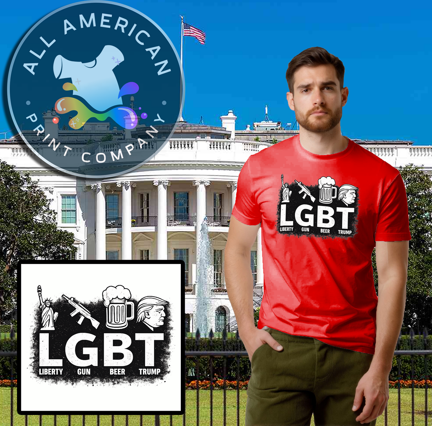 T-Shirt - Trump LGBT