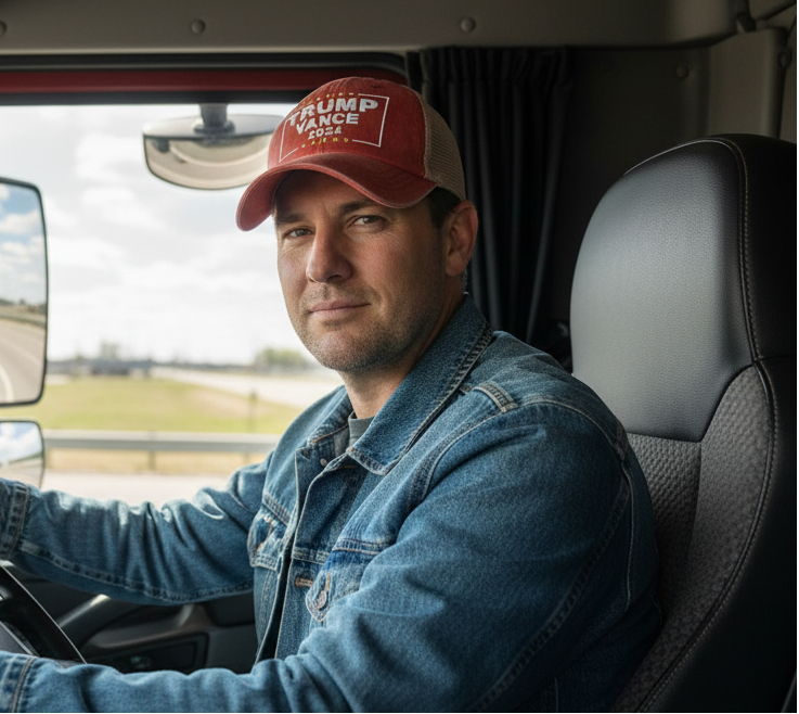 Trump/Vance 2024 - Orange Trucker Hat