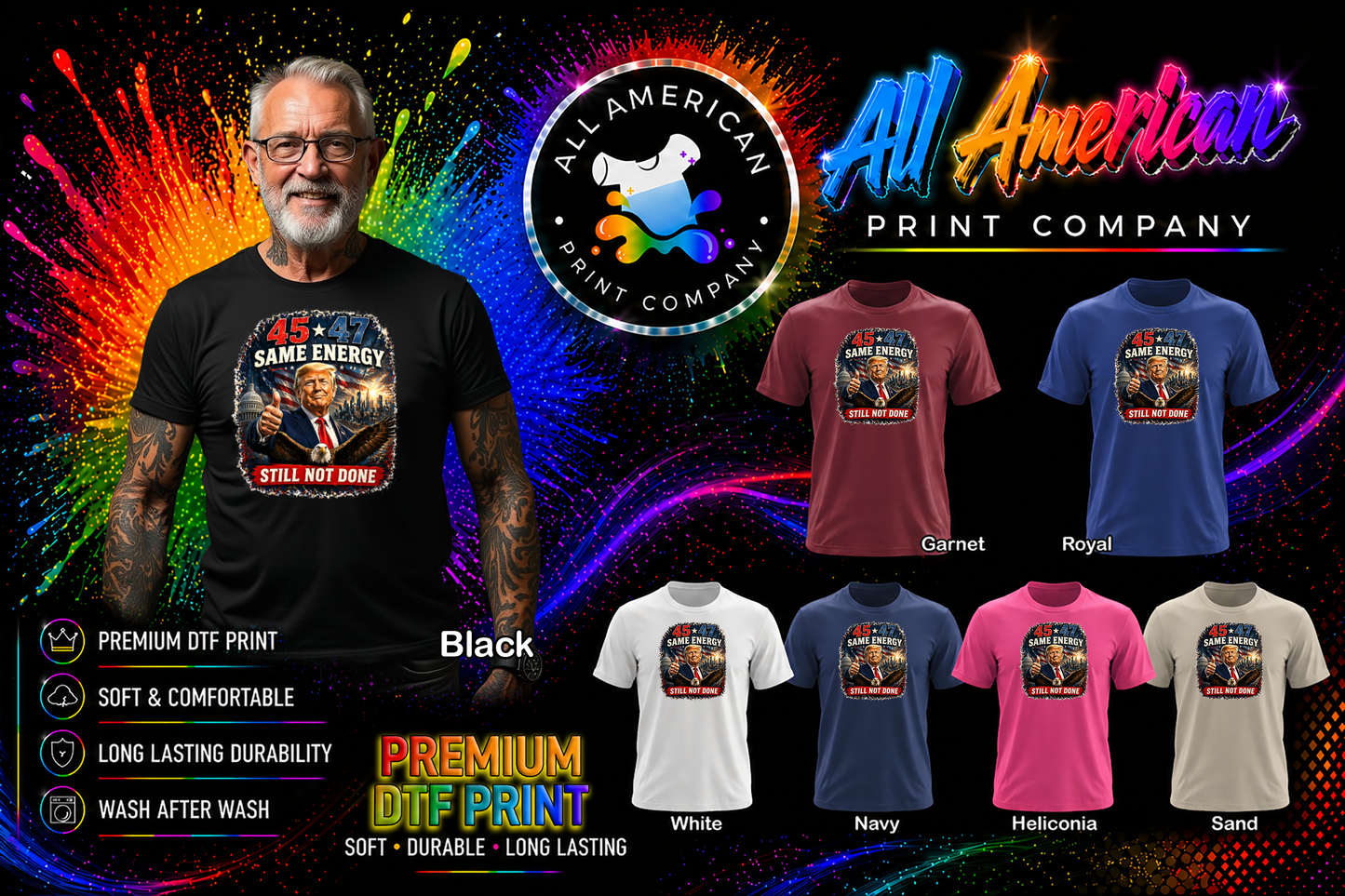 T-Shirt - Trump - Same Energy