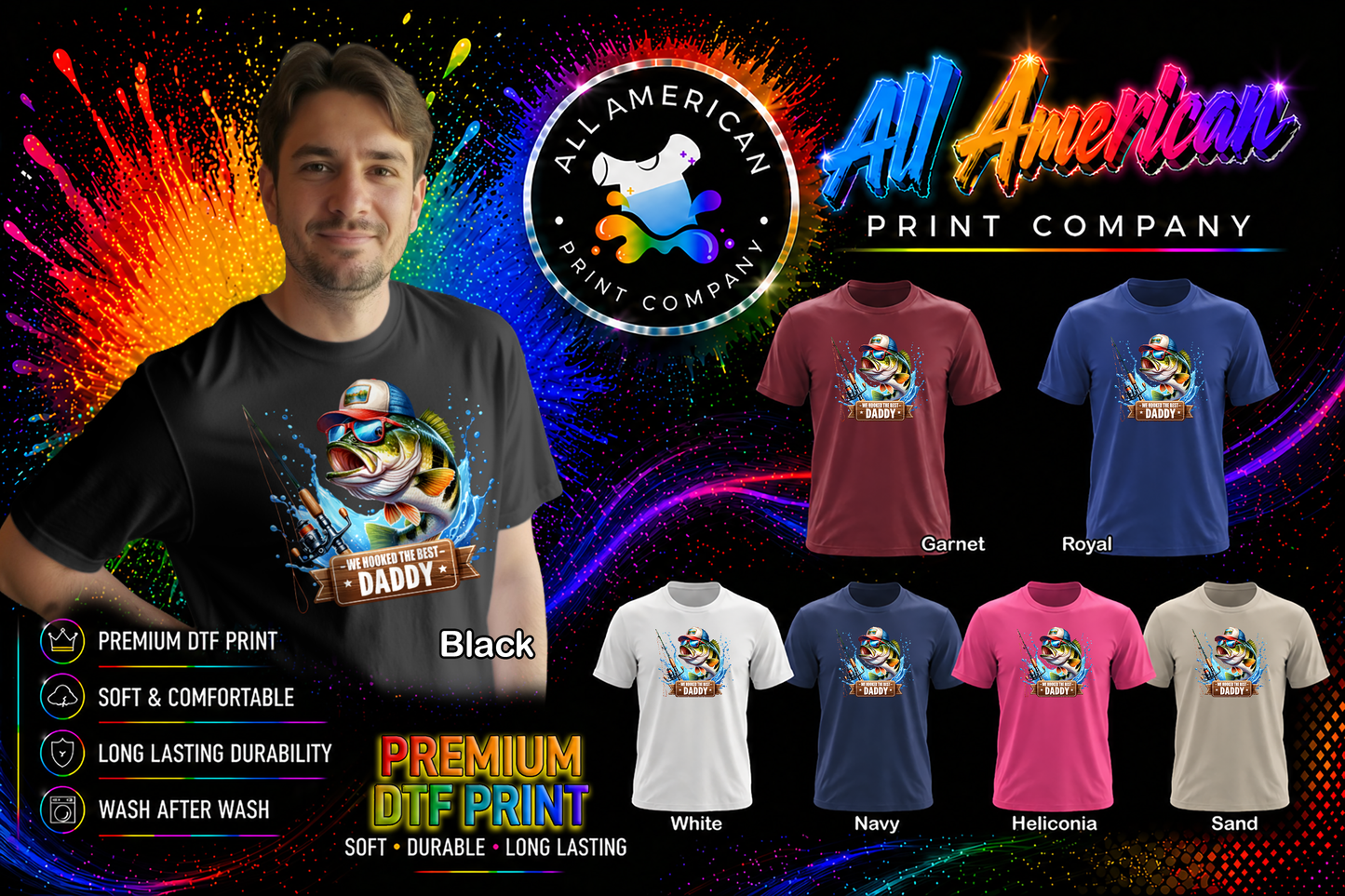 T-Shirt - Fishing - Best Daddy