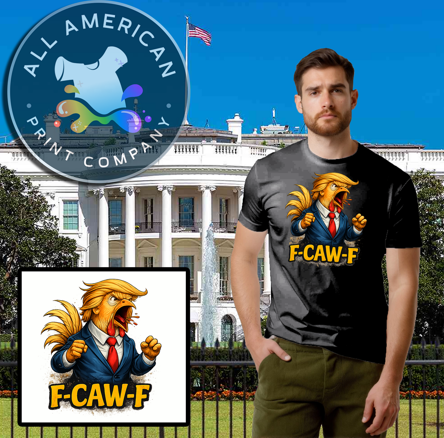 T-Shirt - Trump F-Caw-F