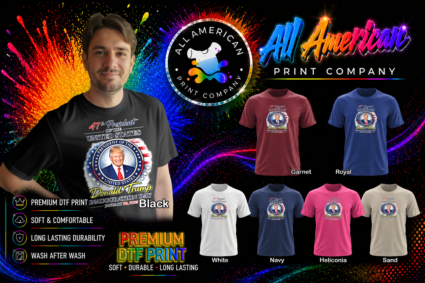 T-Shirt - Trump - 47th President