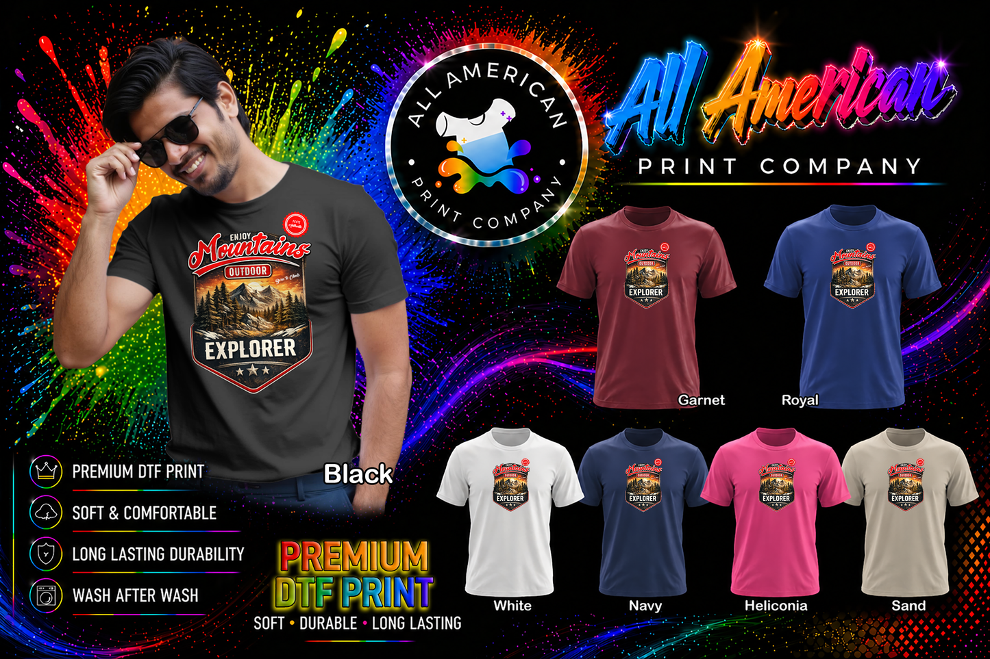 T-Shirt - Camping - Explorer