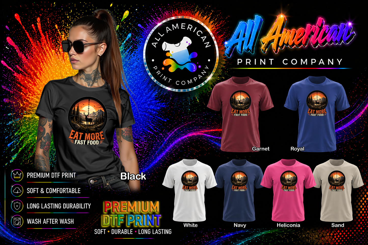T-Shirt - Hunting - Fast Food