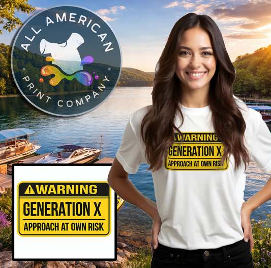 T-Shirt - Gen X Approach at Own Risk