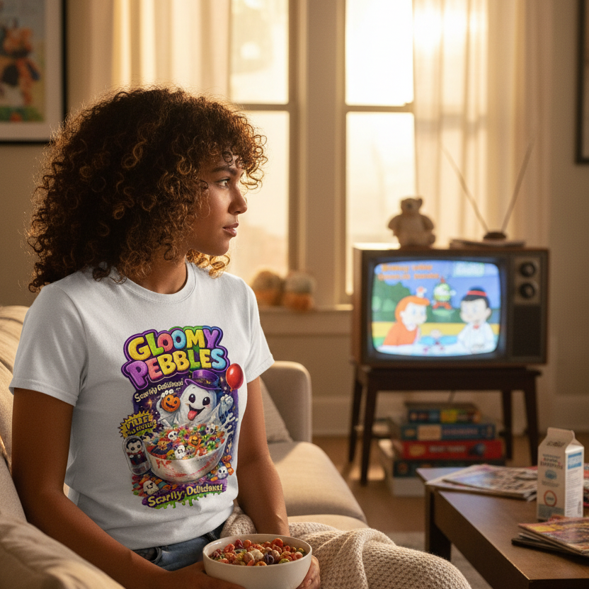 T-Shirt - Gloomy Pebbles - Cereal Killer Collection (v2)