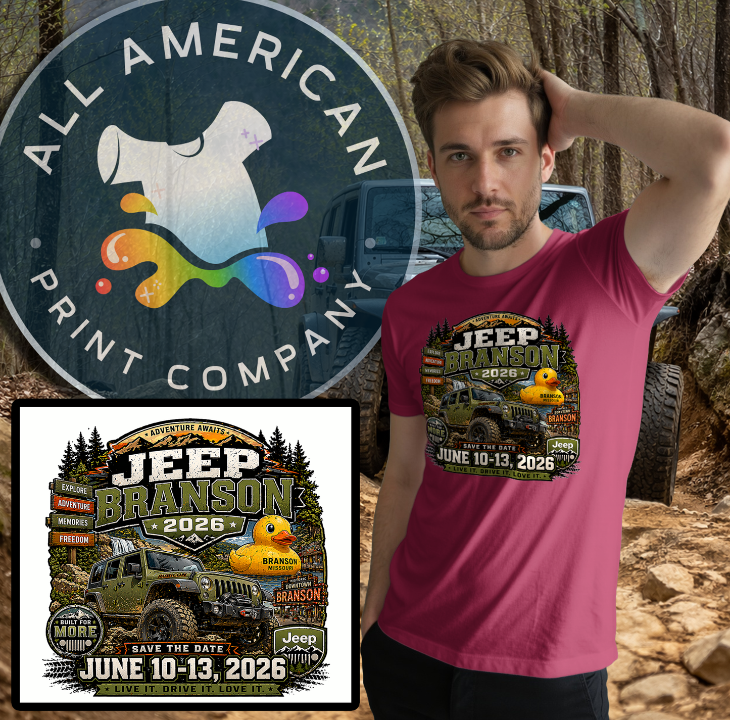 T-Shirt - Jeep Branson 2026 (Version 2)