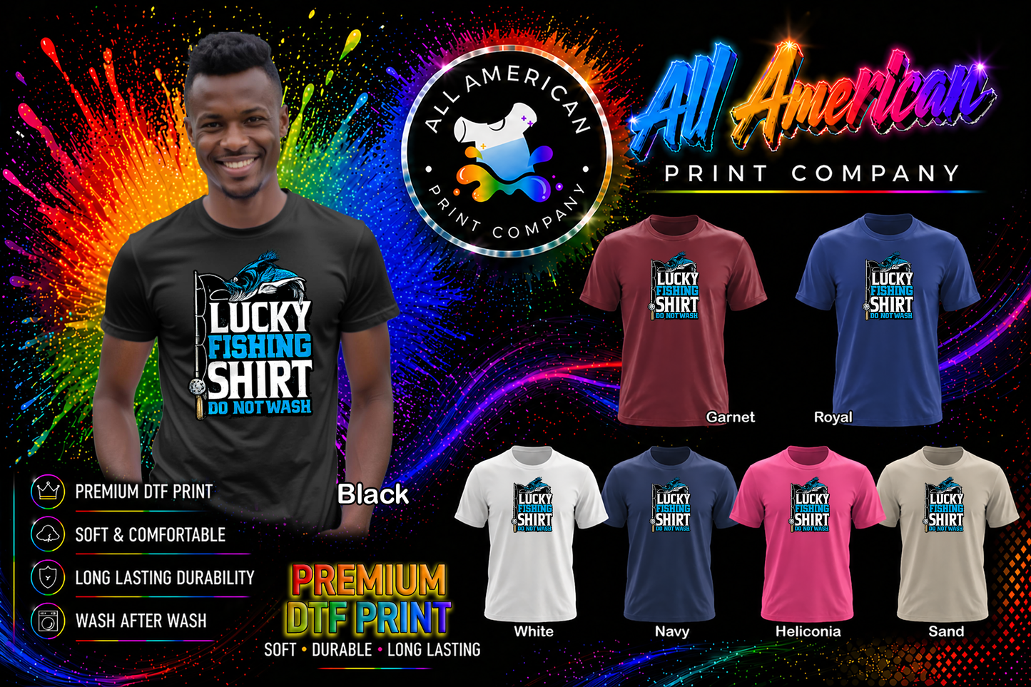T-Shirt - Fishing - Lucky Shirt