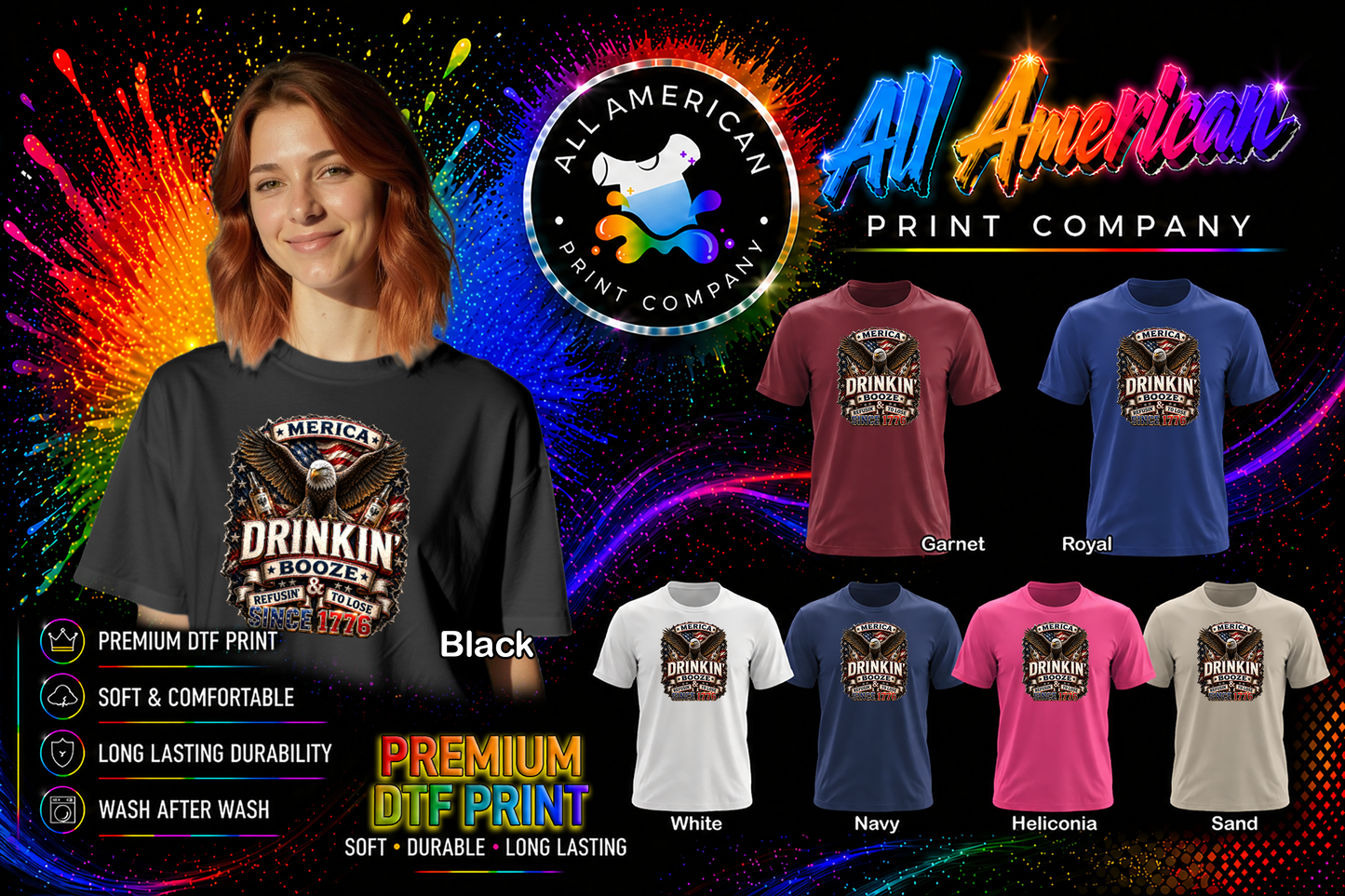 T-Shirt - Drinkin' Booze