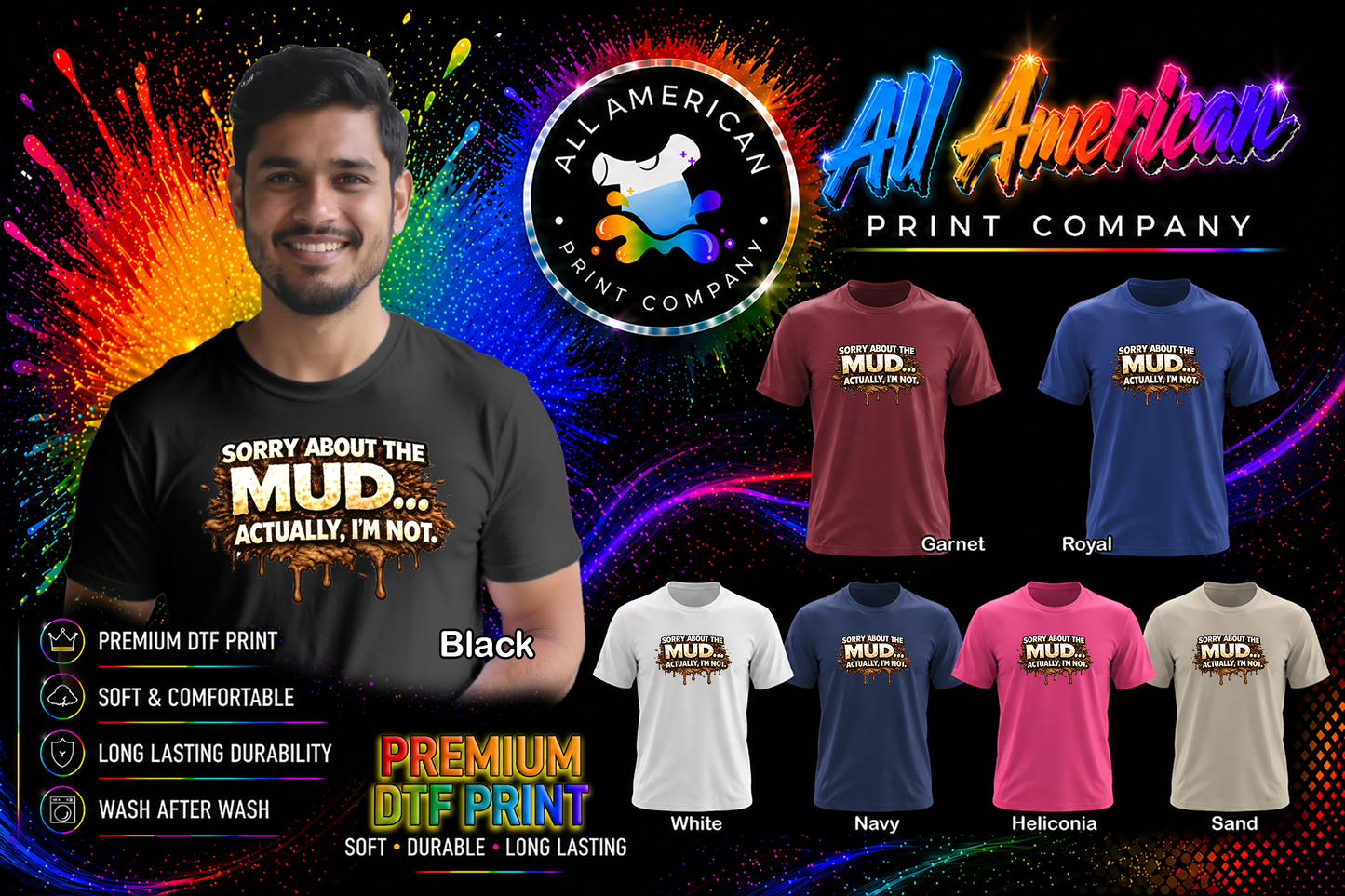 T-Shirt - Jeep - Mud Sorry?