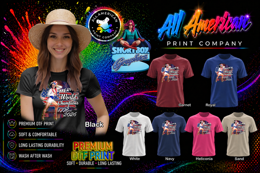 T-Shirt - World Champions - Retro Housewife Designs