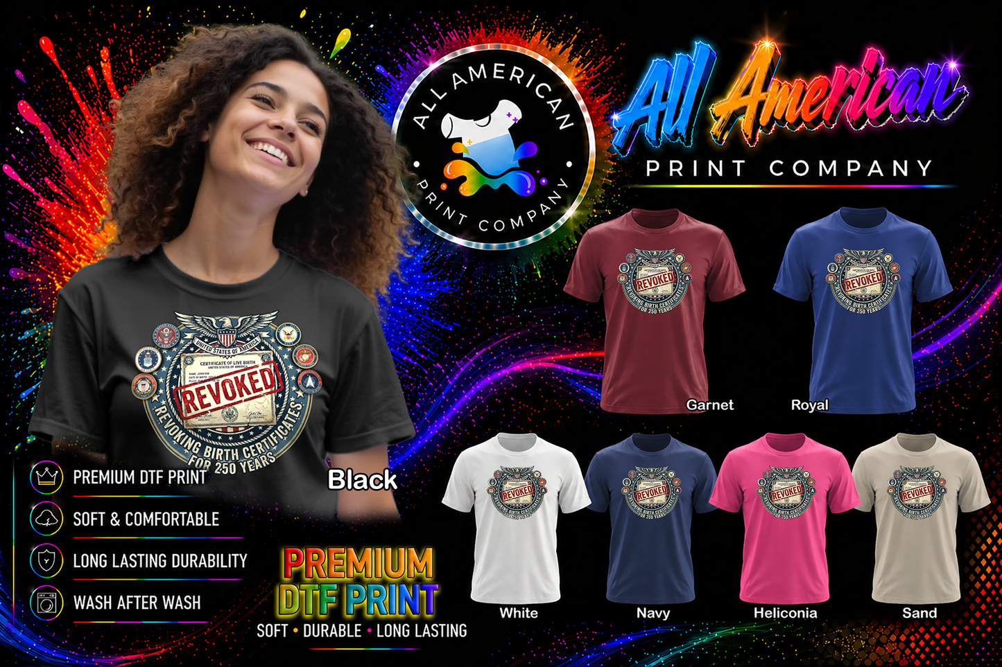 T-Shirt - Revoking Birth Certificates