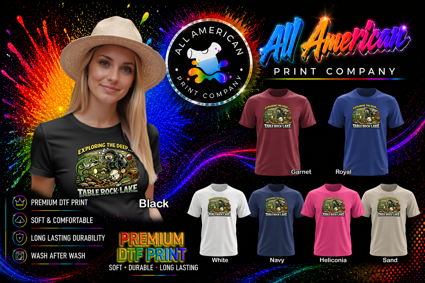 T-Shirt - Scuba - Branson - Table Rock