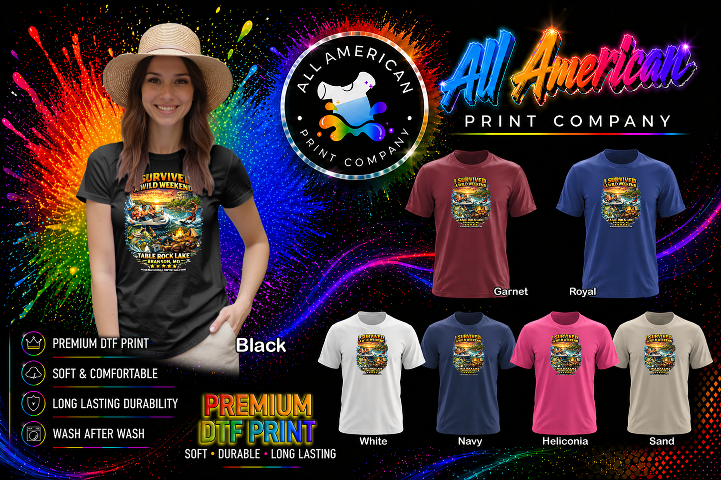 T-Shirt - Branson - Wild Weekend