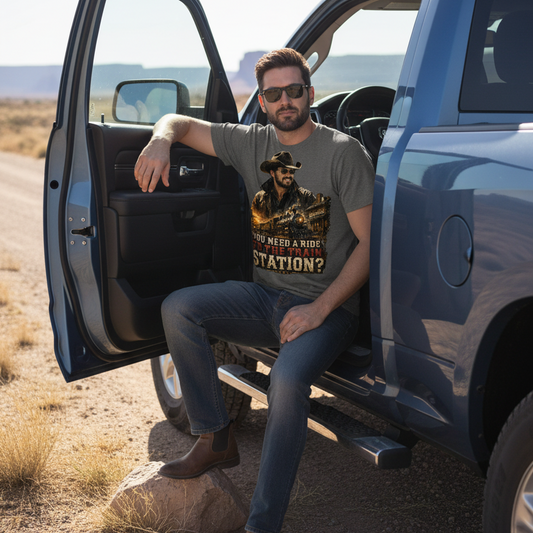 T-Shirt - Yellowstone Train Station