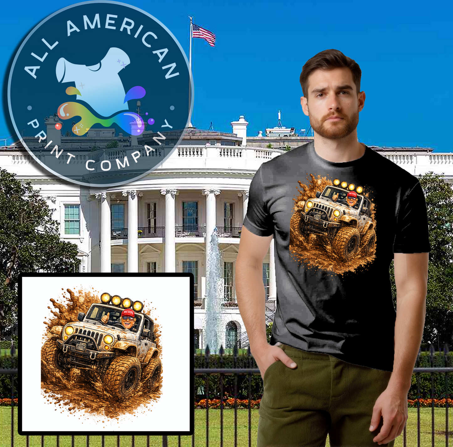 T-Shirt - Trump Jeep Life