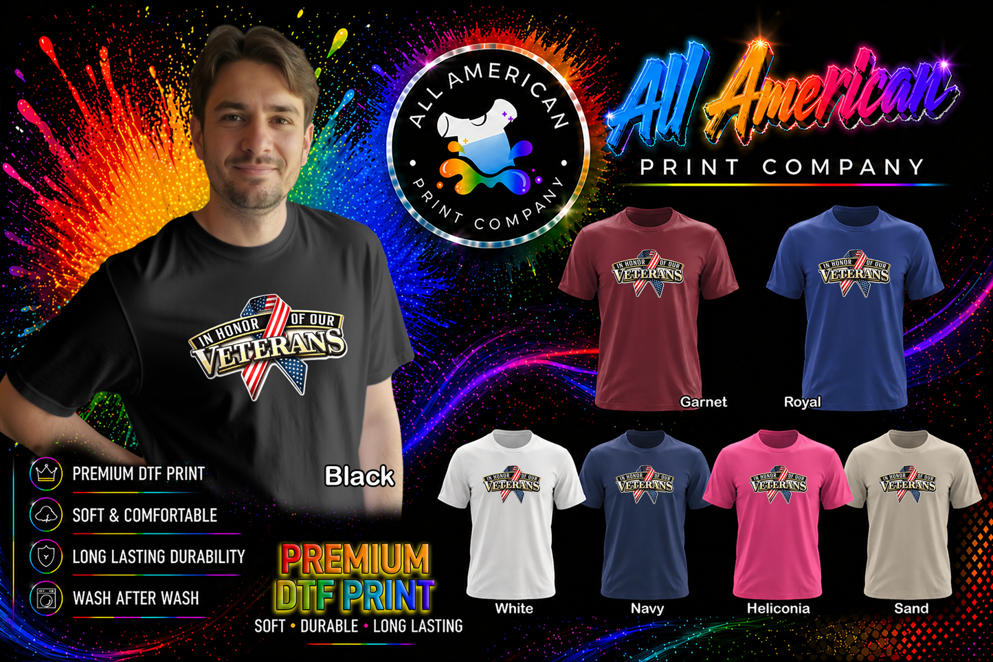 T-Shirt - Honor Veterans