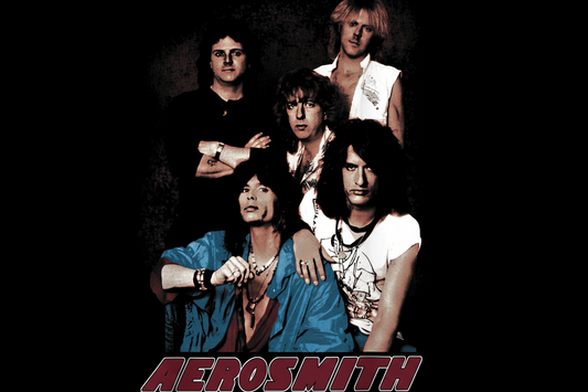 Aerosmith Vintage Style Group Shot T-Shirt