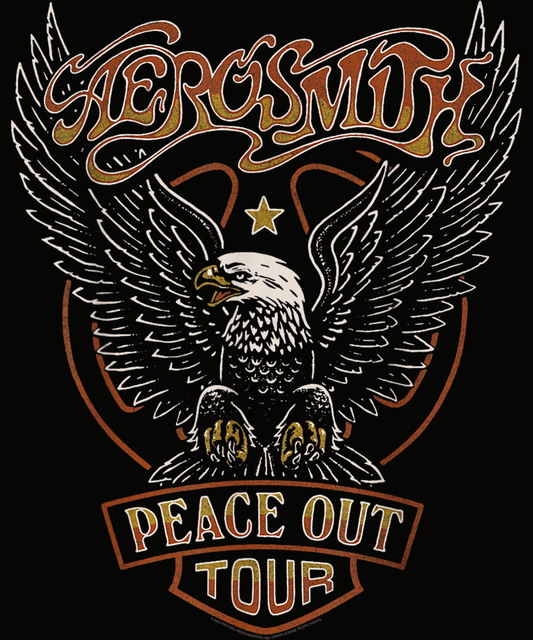 Aerosmith Vintage Style Peace Out Tour T-Shirt