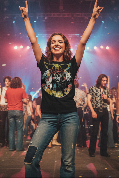 Aerosmith Vintage Style Dream On T-Shirt