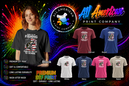 T-Shirt - Fishing - Born to Fish