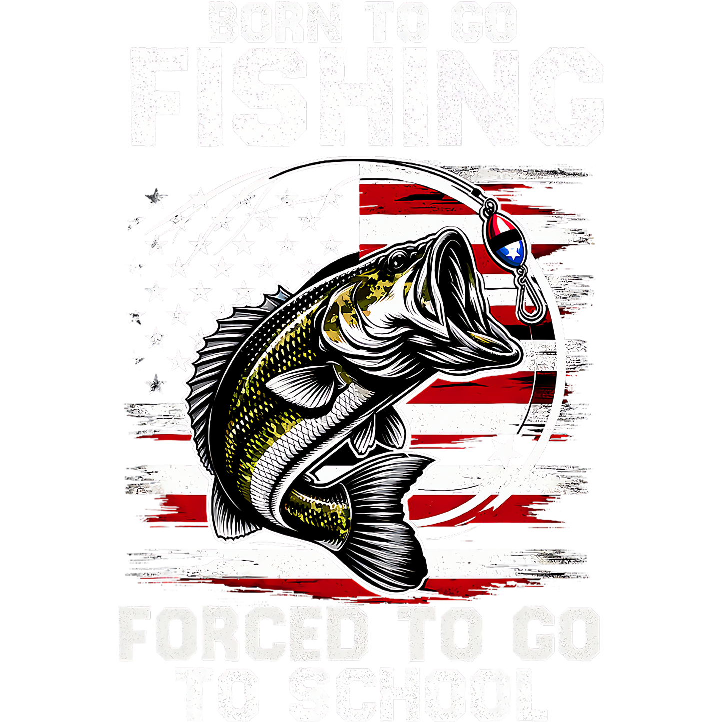 T-Shirt - Fishing - Born to Fish