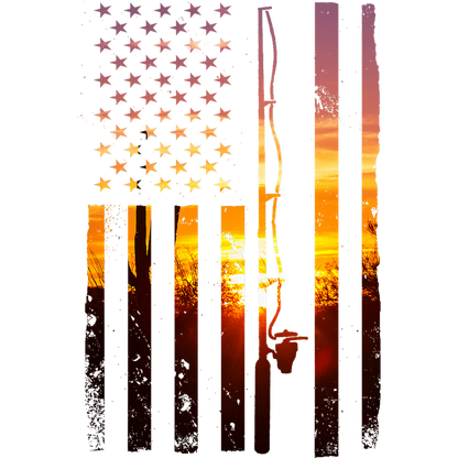 T-Shirt - Fishing - Flag (v3)
