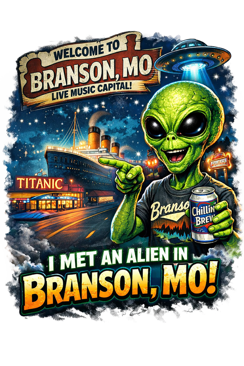 T-Shirt - Aliens - Met In Branson