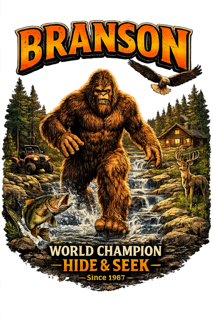 T-Shirt - Bigfoot - Branson - Hide N Seek