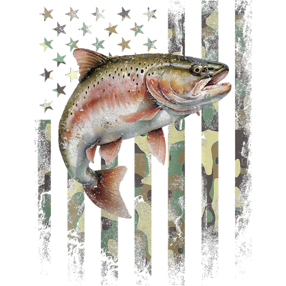 T-Shirt - Fishing - Flag (v1)