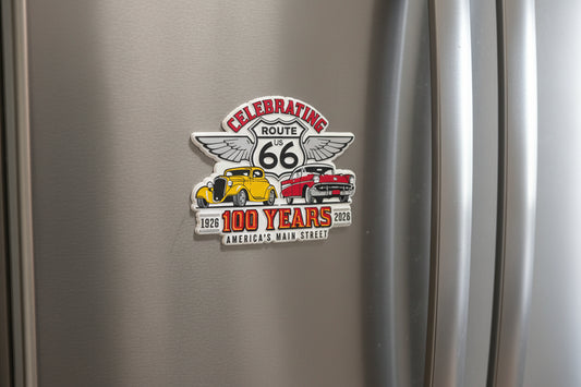 Celebrating Route 66 - 100 Years Magnet