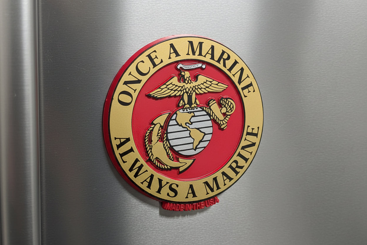 Once A Marine Always A Marine - Magnet