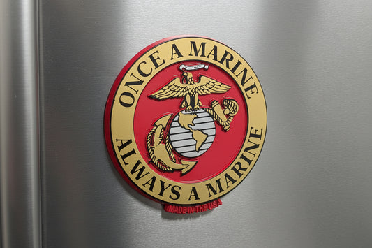 Once A Marine Always A Marine - Magnet