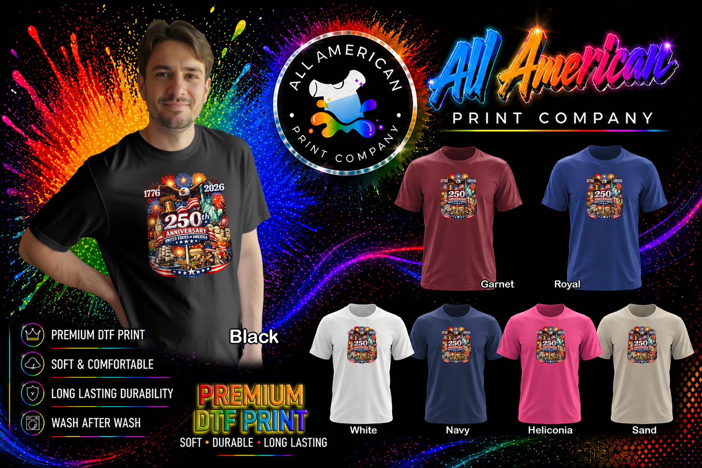 T-Shirt - 250th Anniv (v1)