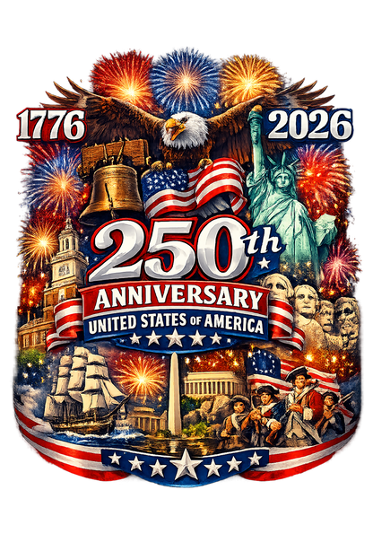 T-Shirt - 250th Anniversary USA Starburst (Version 1)