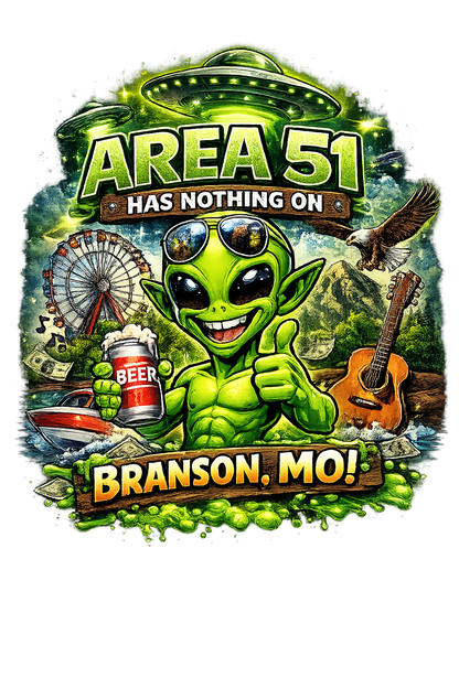 T-Shirt - Aliens - Area 51 Branson