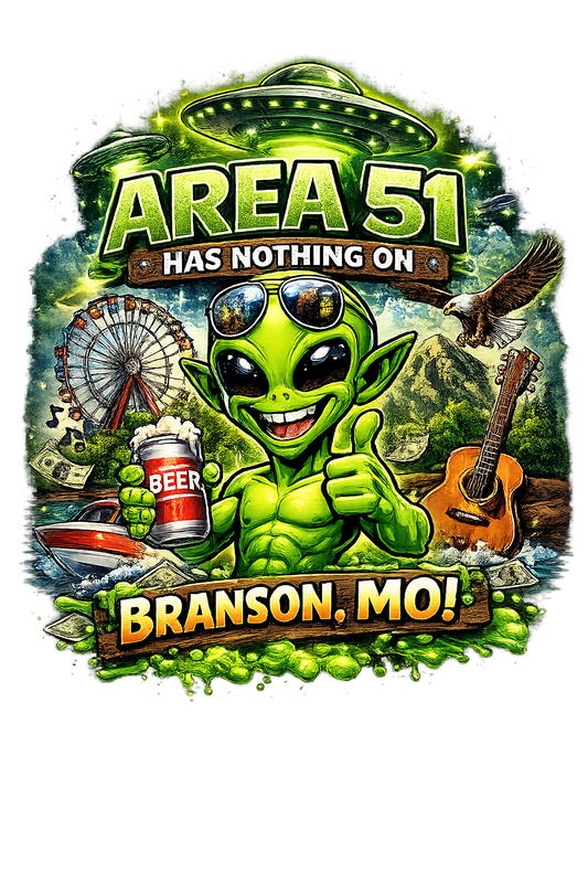 T-Shirt - Aliens - Area 51 Branson