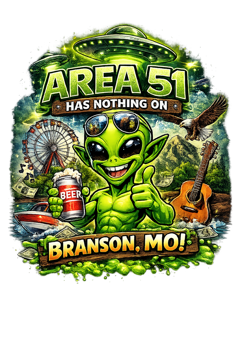 T-Shirt - Aliens - Area 51 Branson