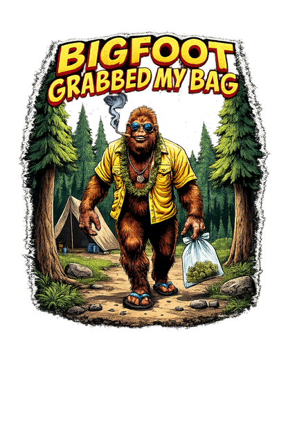 T-Shirt - Bigfoot - Grabbed my Bag