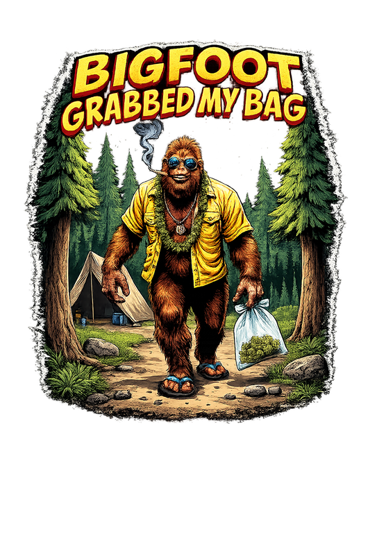 T-Shirt - Bigfoot - Grabbed my Bag